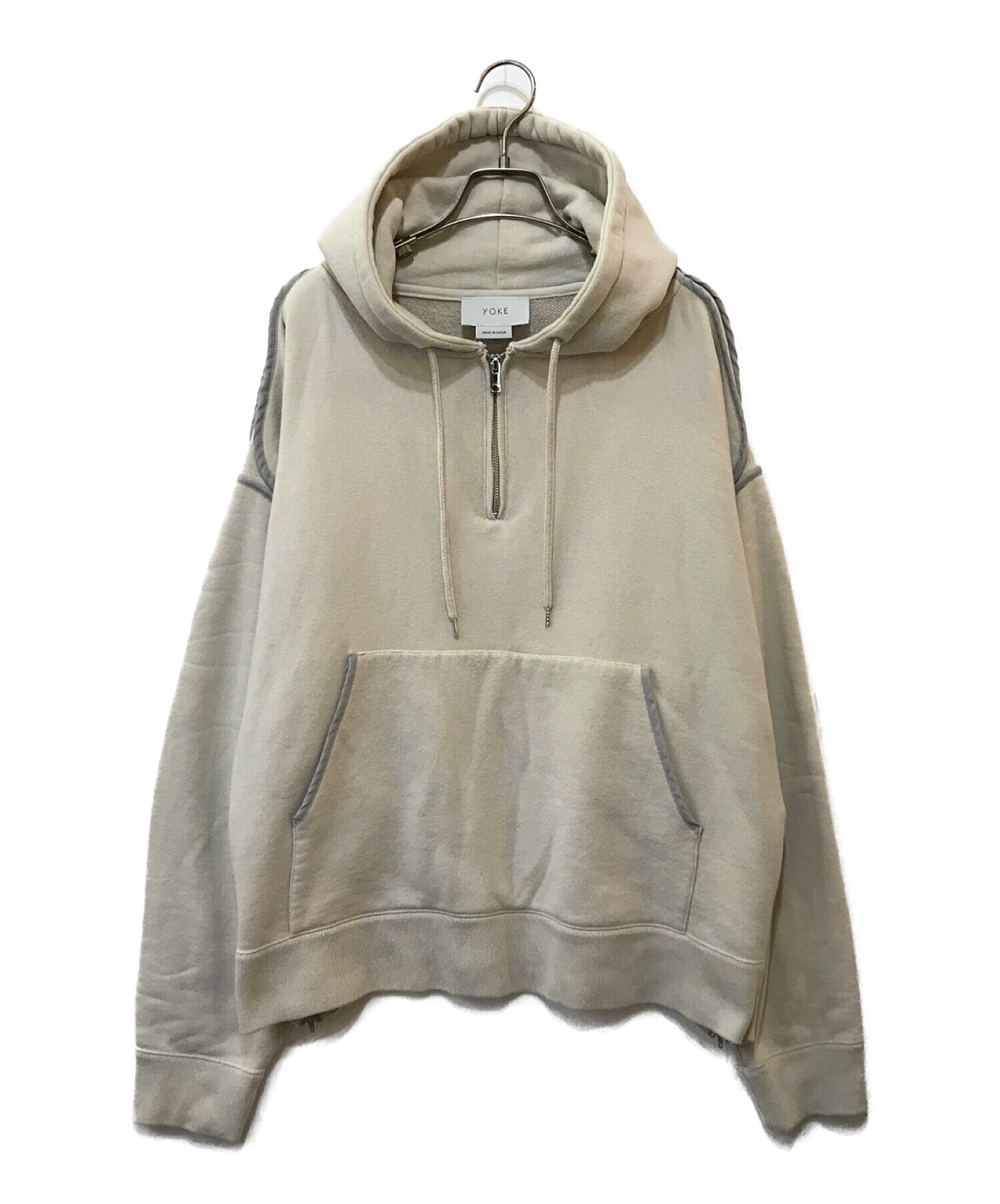 別注】OVERSIZED PIPING HALF ZIP PARKA 【公式通販】