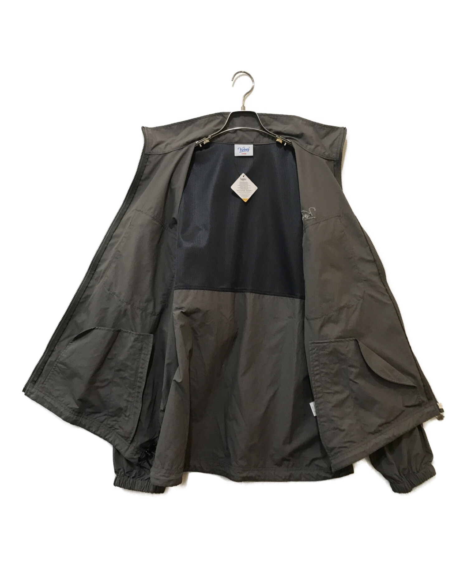 中古・古着通販】KEBOZ (ケボズ) SUPPLEX CONVERTIBLE JACKET グレー