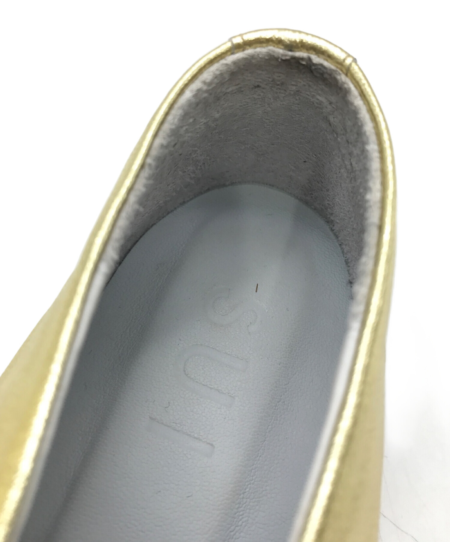中古・古着通販】SUI (スイ) V ballet shoes ゴールド サイズ:3