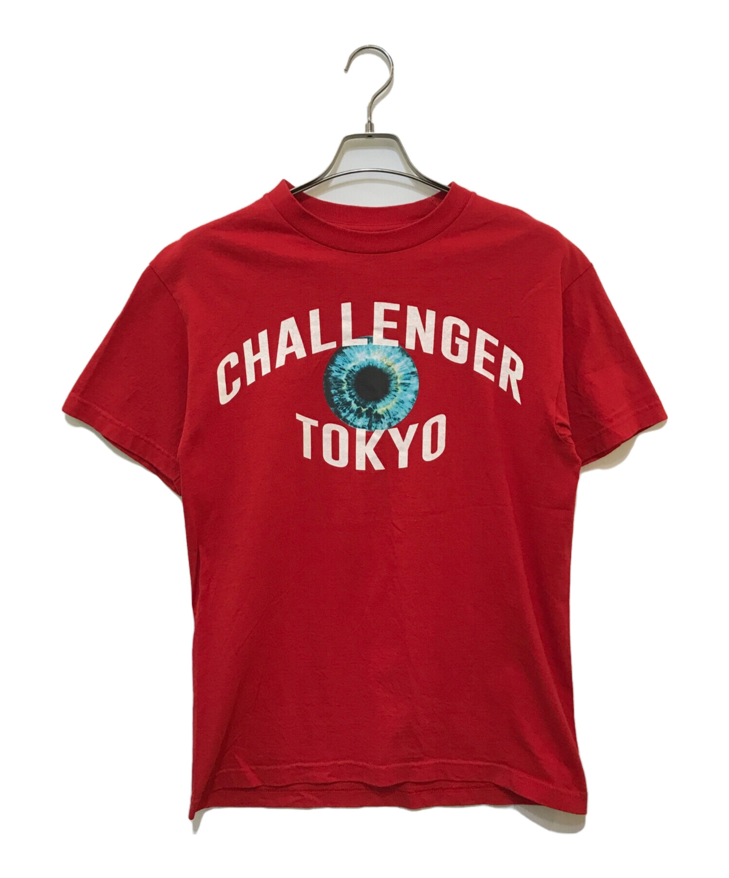 中古・古着通販】CHALLENGER (チャレンジャー) プリントTシャツ レッド 