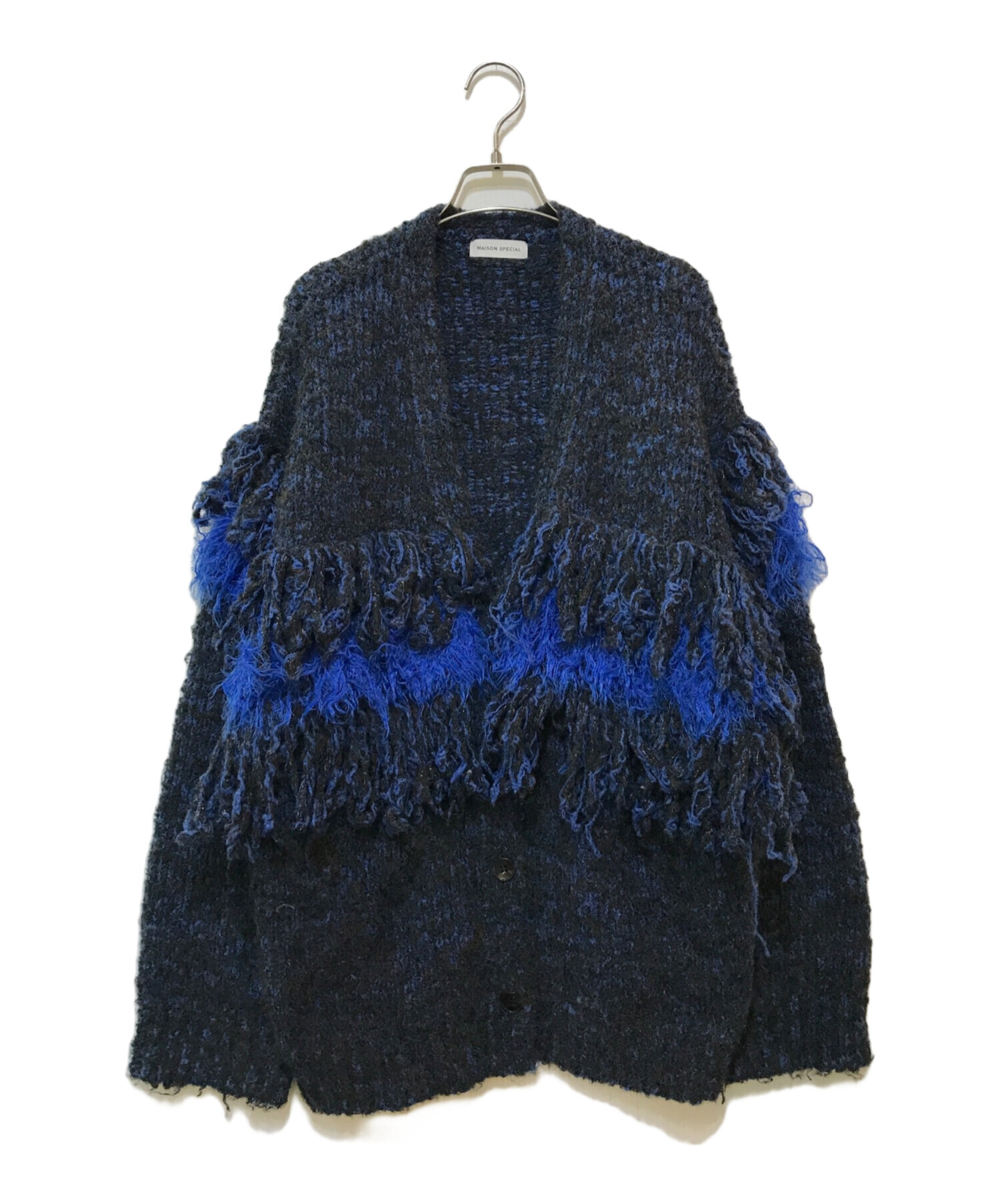⭐️極美品　MAISON SPECIAL フリンジフェザーカーデ 新 モデルファッション - ⭐️極美品 MAISON SPECIAL フリンジフェザー