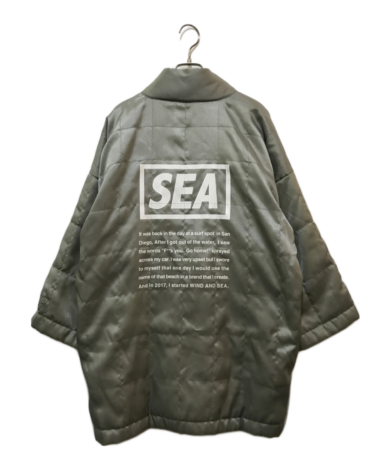ナイロンジャケット Wind and sea QUILTING LINER JACKET olive Wind and sea QUILTING LINER JACKET olive LINER WIND AND XL Multi