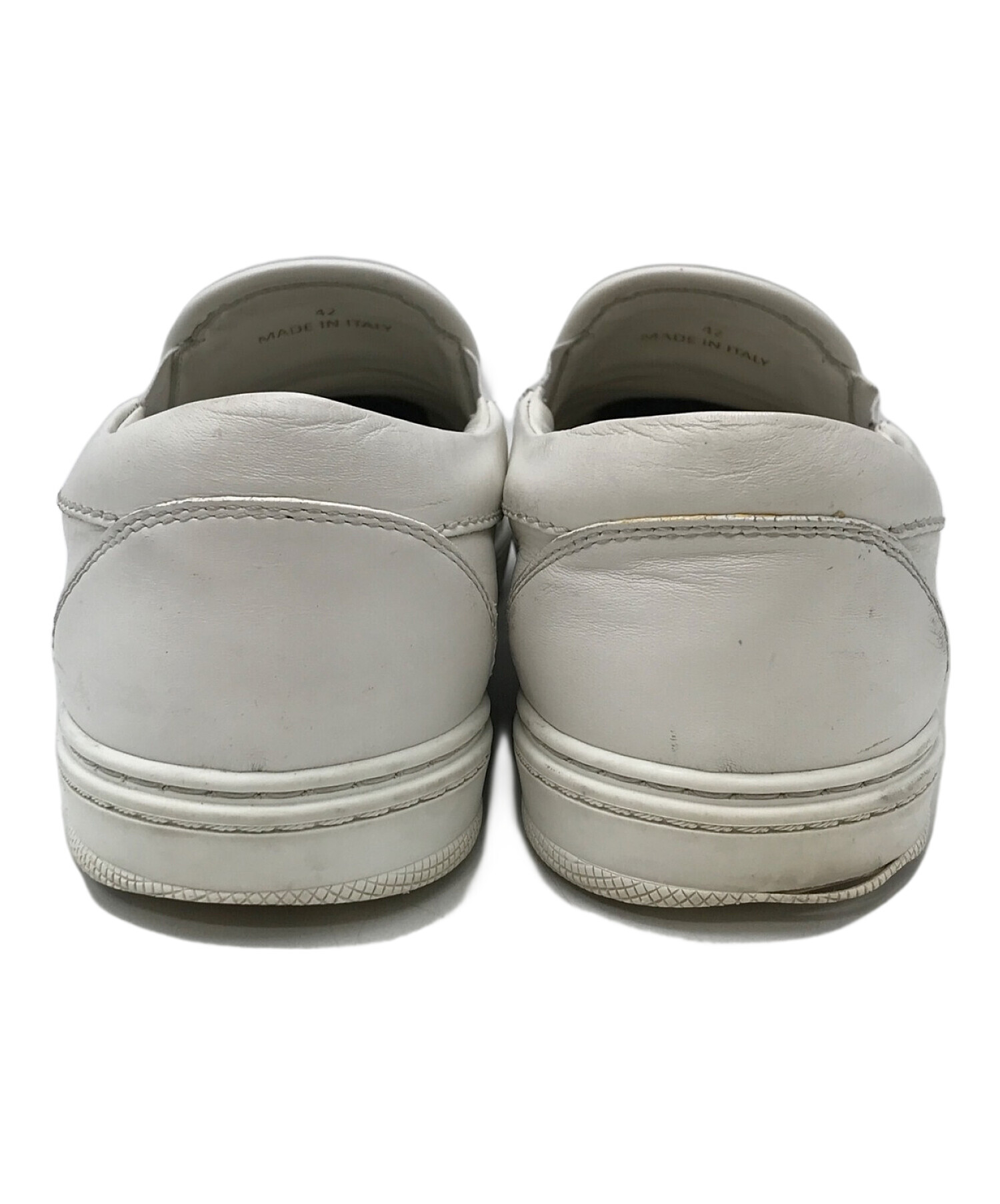 中古・古着通販】JIMMY CHOO (ジミーチュウ) スリッポン ホワイト