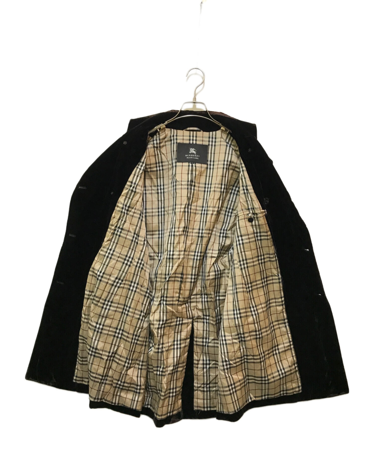 BURBERRY BLACKLABEL ベロアコート Mサイズ BURBERRY BLACKLABEL ベロアコート Mサイズ