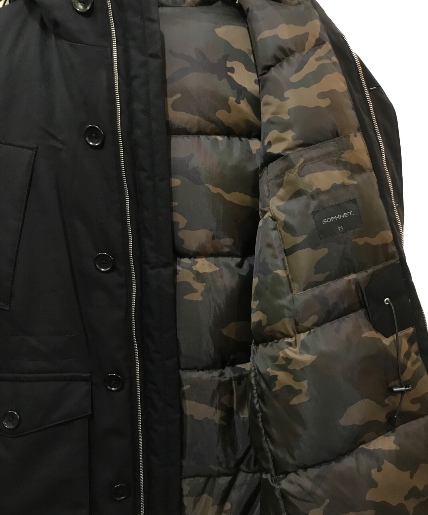 中古・古着通販】SOPHNET. (ソフネット) 2 LAYER WOOL FUR DOWN 