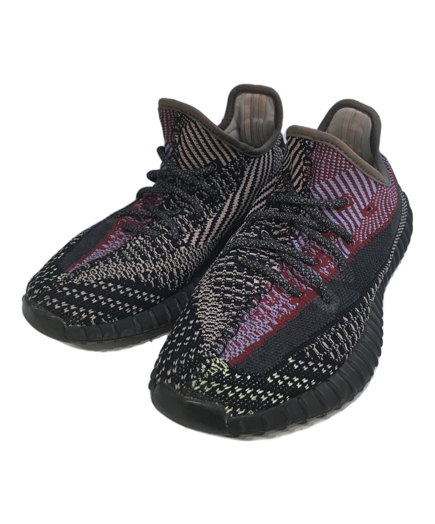 Yeezy Boost 350 V2 ブラック/マルチカラー 中古・古着通販】adidas (アディダス) YEEZY BOOST350V2 マルチカラー