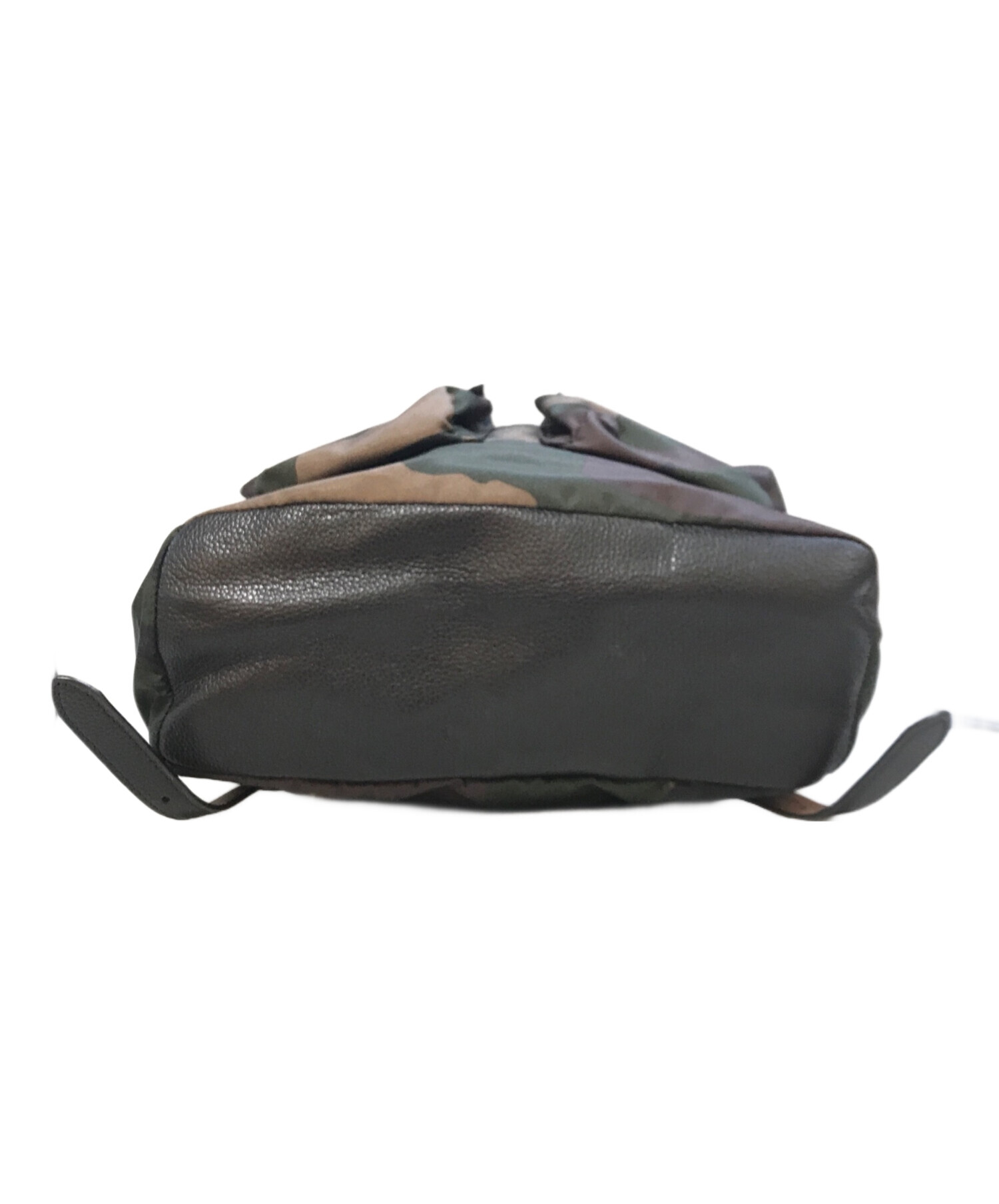 中古・古着通販】COACH (コーチ) カモフラナイロンリュック グリーン