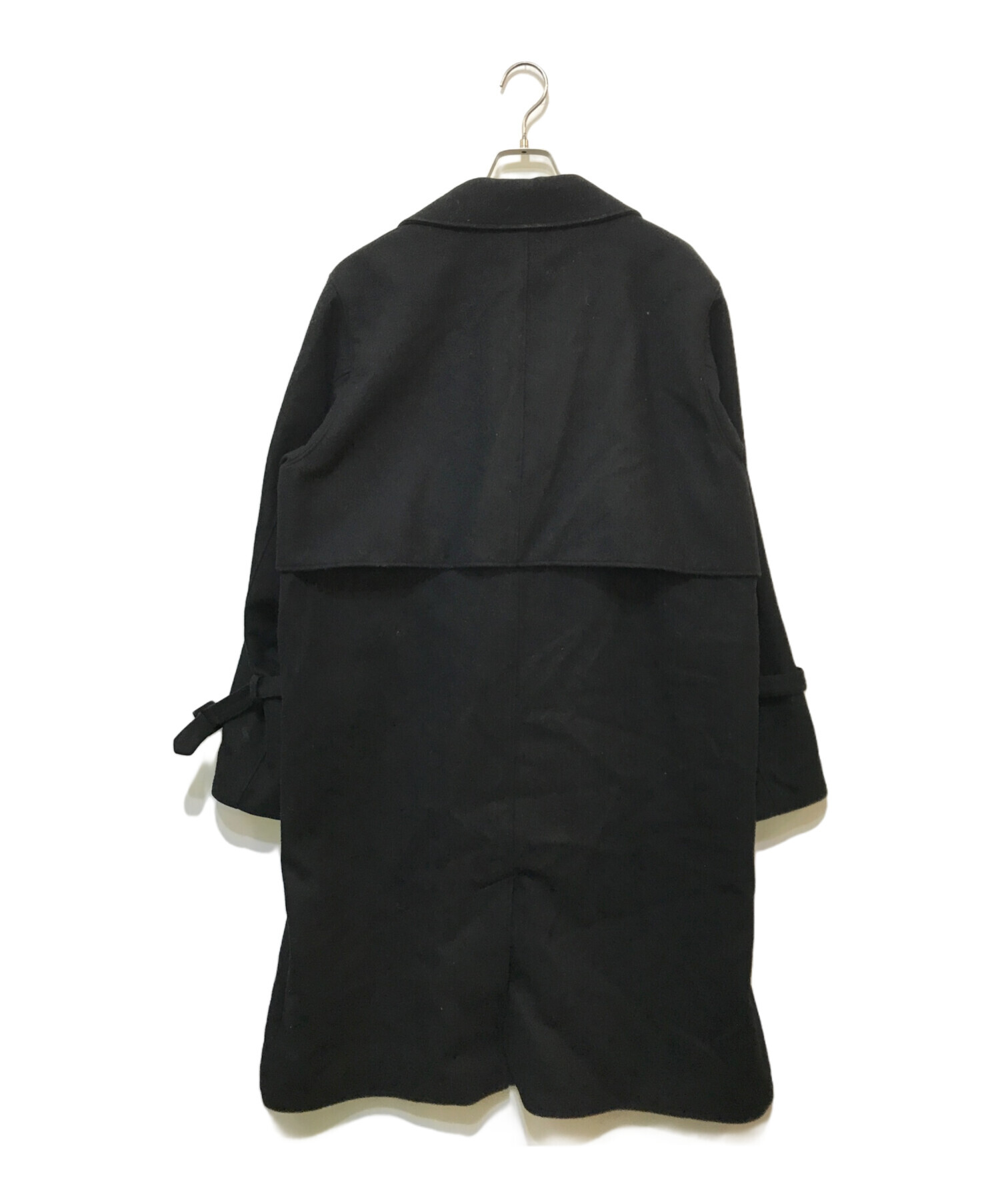 中古・古着通販】semoh (セモー) メルトンコート ブラック サイズ:2