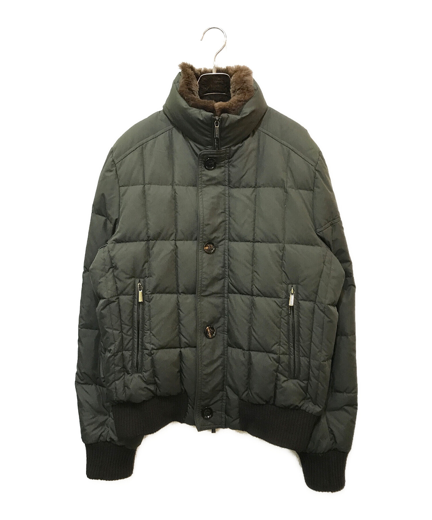 MOORER ムーレー GHIBERTI-KMナイロンジャケット 44 カーキ 楽天市場】MOORER ムーレー シングルジャケット GHIBERTI KM