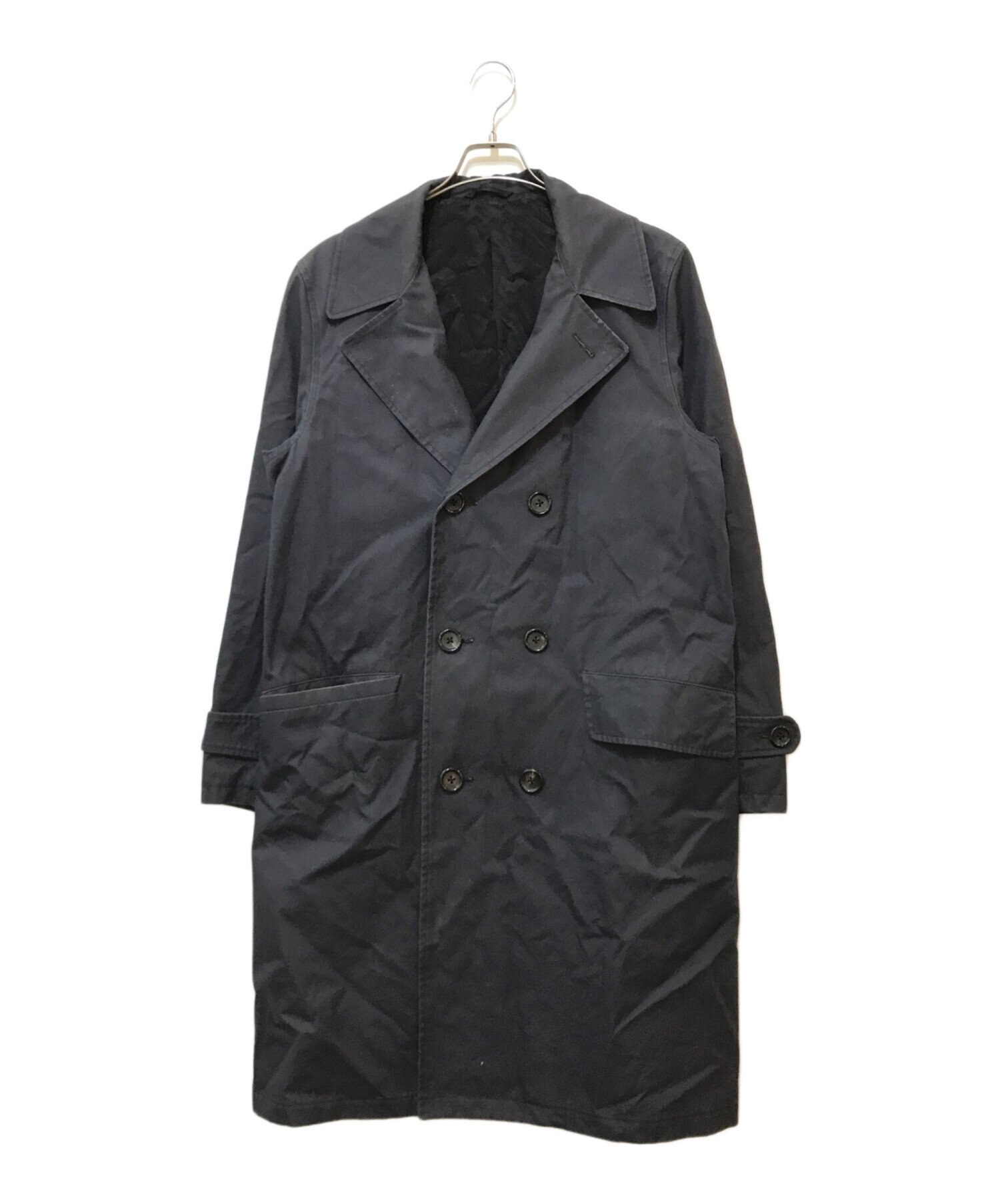 中古・古着通販】WACKO MARIA (ワコマリア) トレンチコート ネイビー