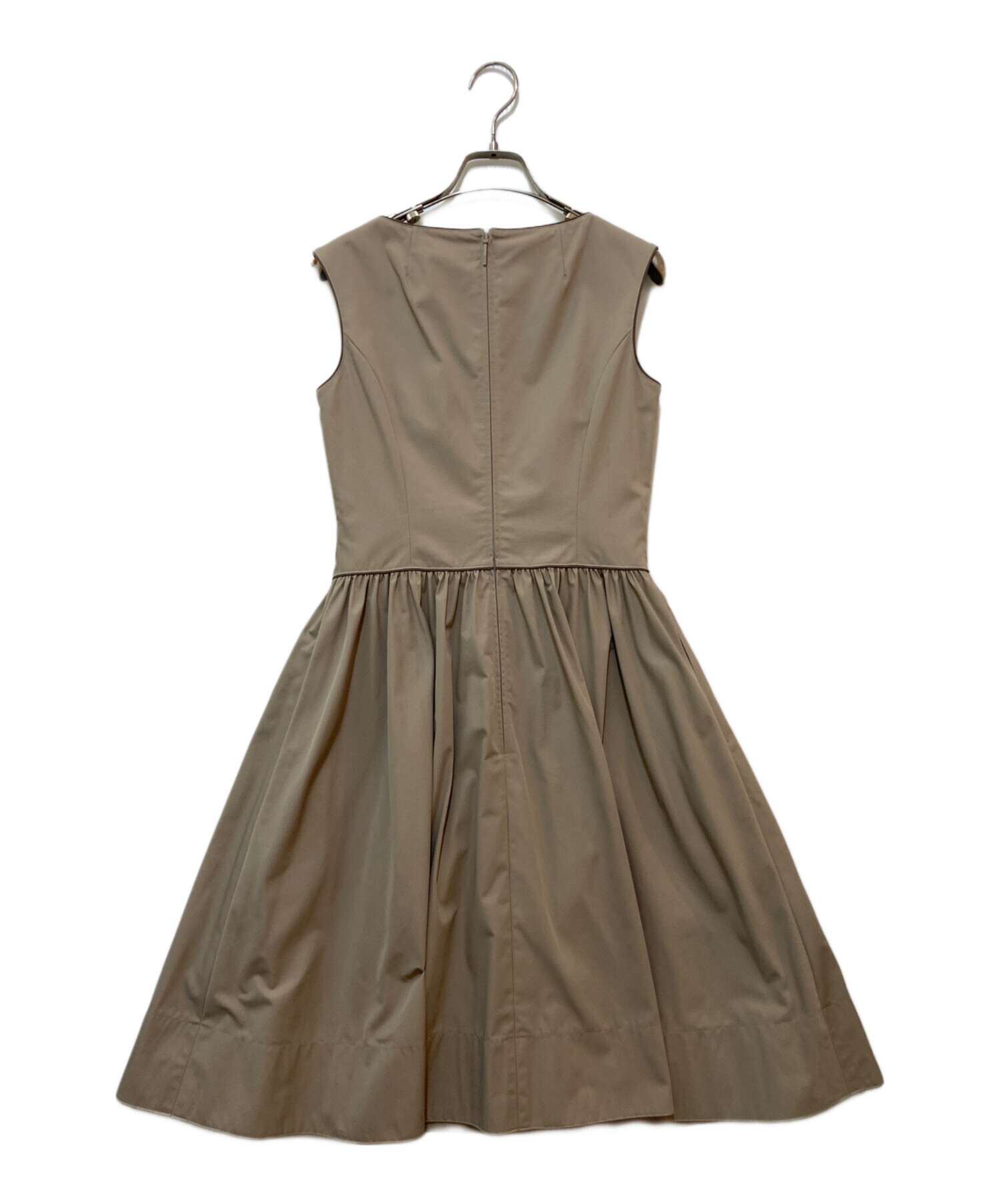 【美品】René ノースリーブ ライトピンク　ワンピース 34 Rene」 ノースリーブワンピース 34 ピンク レディース