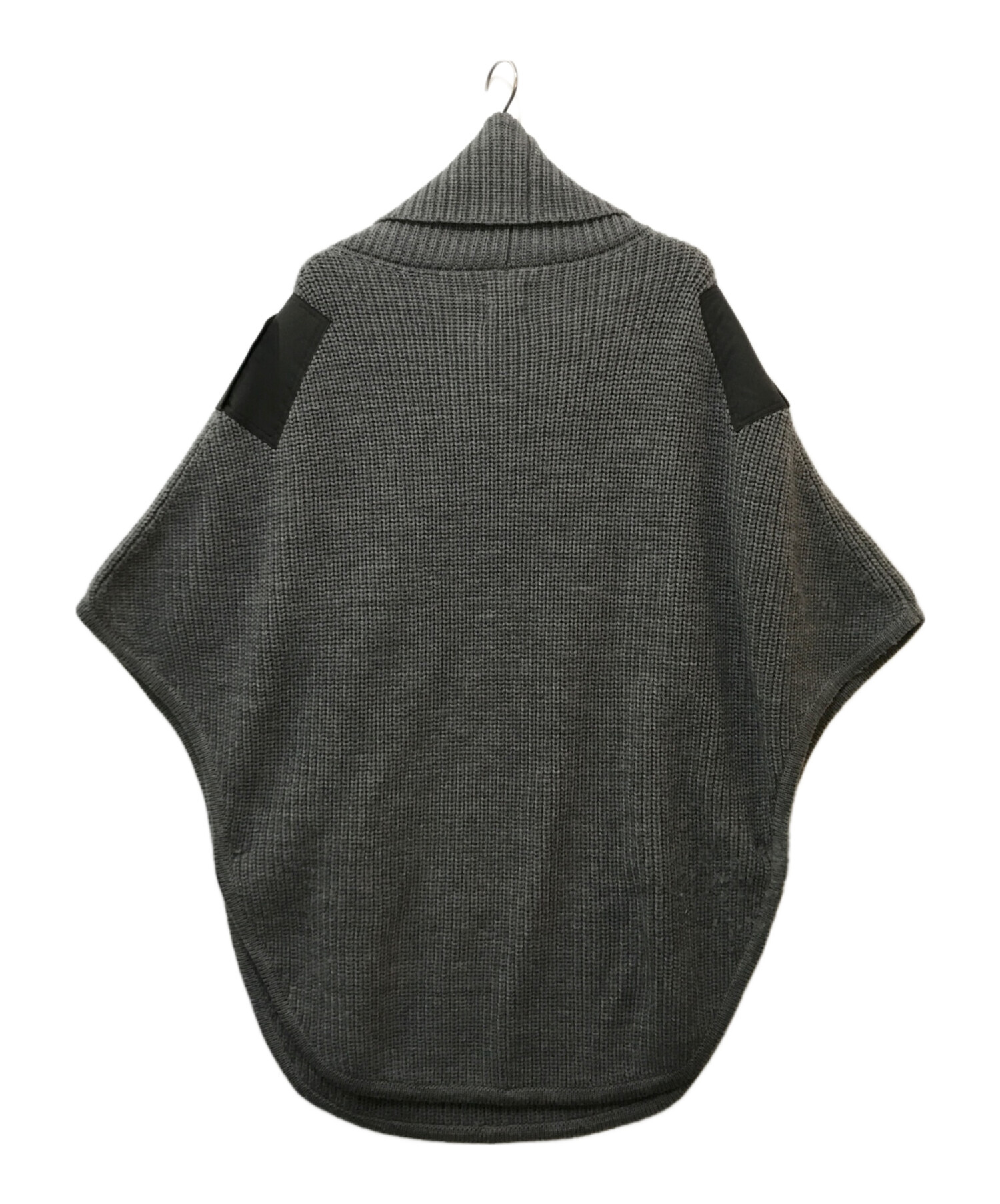 MIHARA YASUHIRO ニットポンチョ 中古・古着通販】MIHARA YASUHIRO (ミハラヤスヒロ) ニット