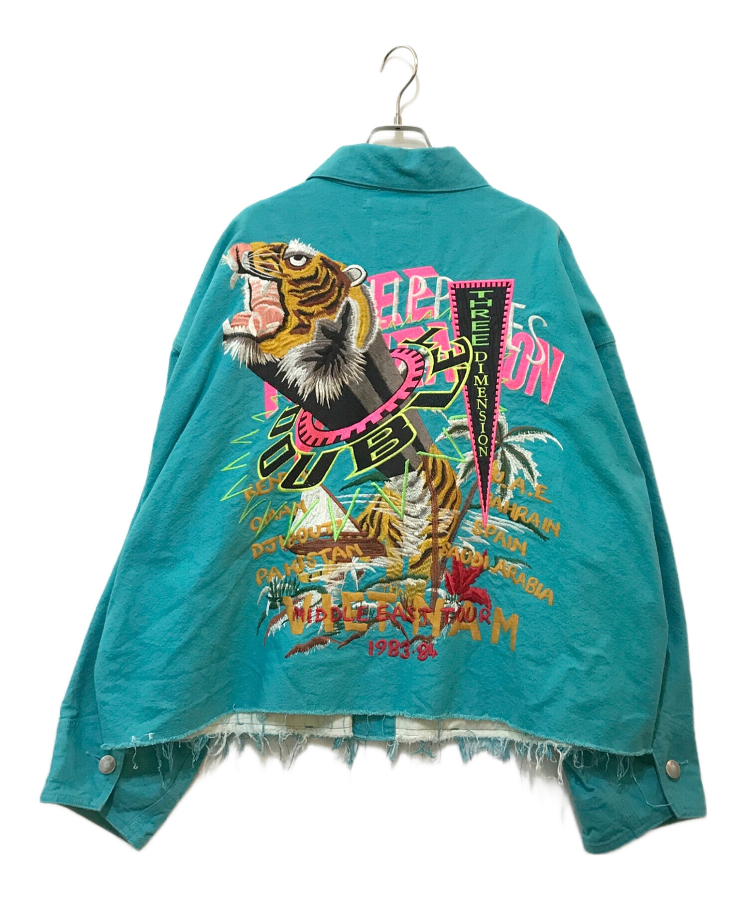 doublet CHAOS EMBROIDERY SILK DUCK CUT CHAOS EMBROIDERY DUCK Silk