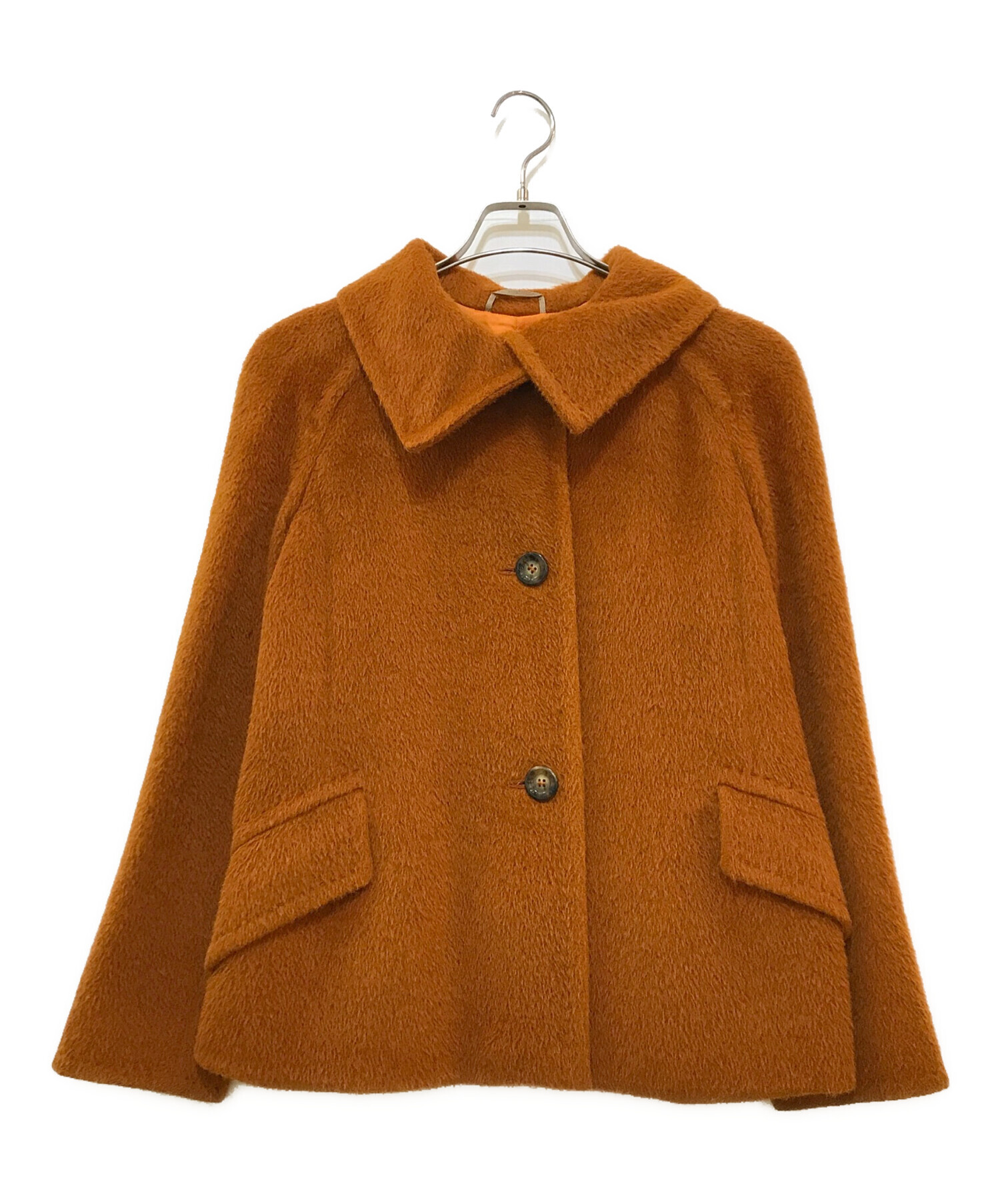 中古・古着通販】MaxMara (マックスマーラ) アルパカウールビッグ 