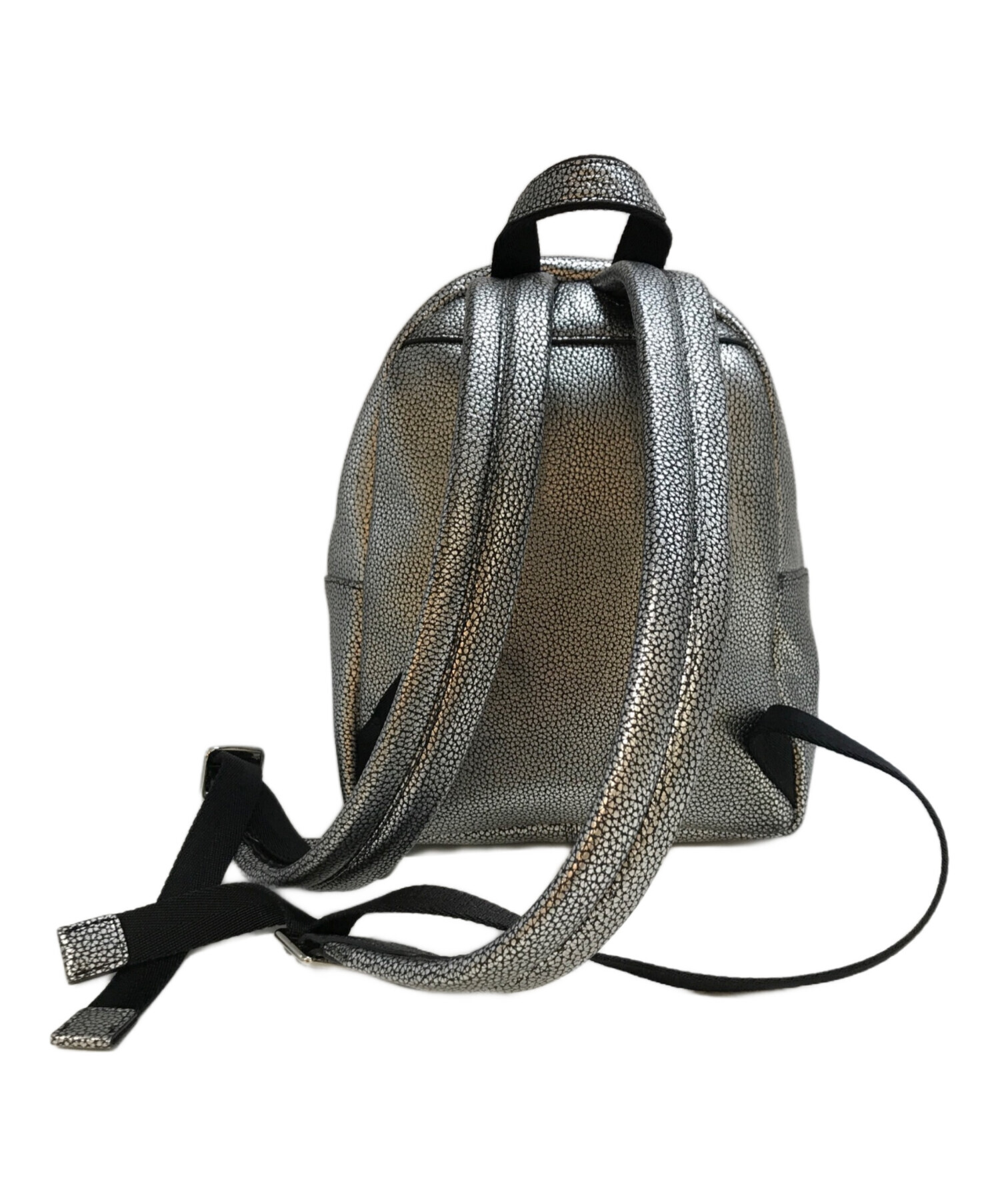 COACH コーチ 37590 レザー ミニ リュック シルバー 本革