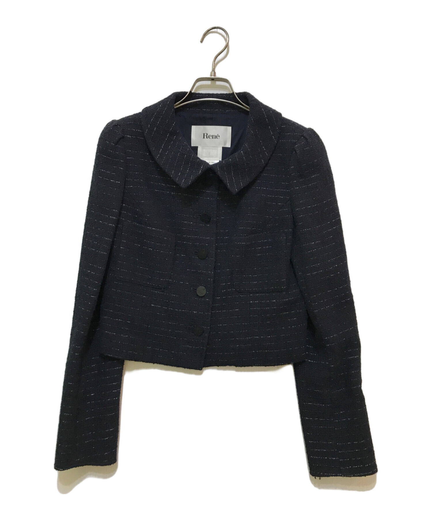 中古・古着通販】Rene (ルネ) アンサンブルセットアップ ネイビー