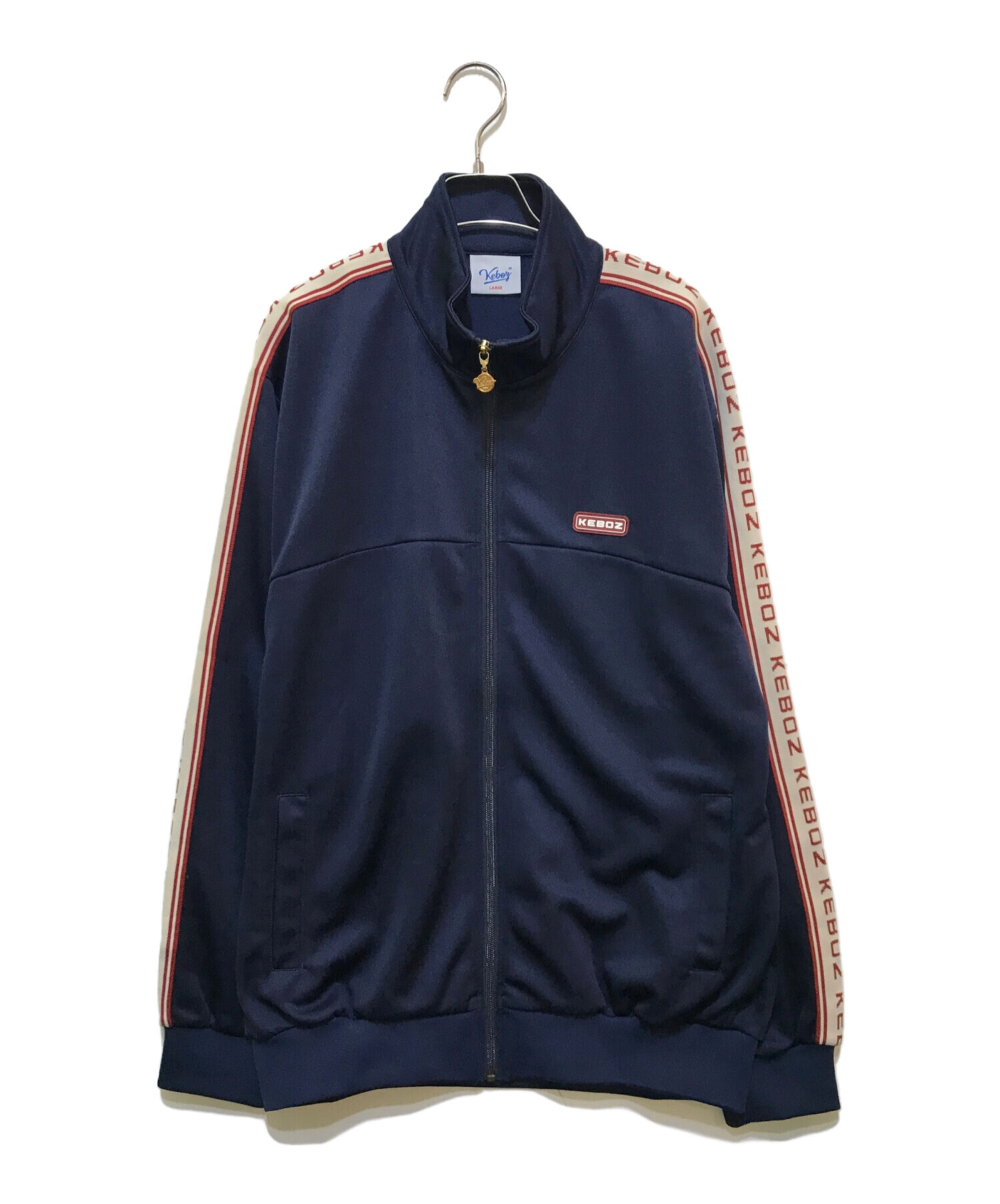 Keboz ネイビー トラックジャケット 1986 中古・古着通販】KEBOZ (ケボズ) トラックジャケット ネイビー サイズ