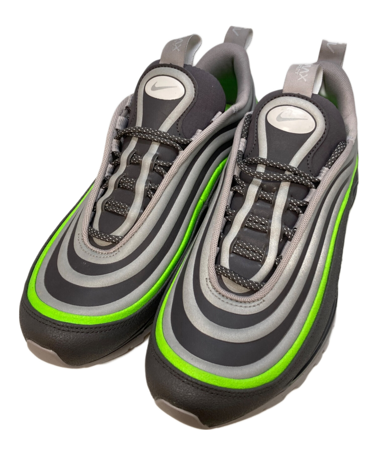 中古・古着通販】NIKE (ナイキ) AIR MAX 97 UTILITY グレー×グリーン 