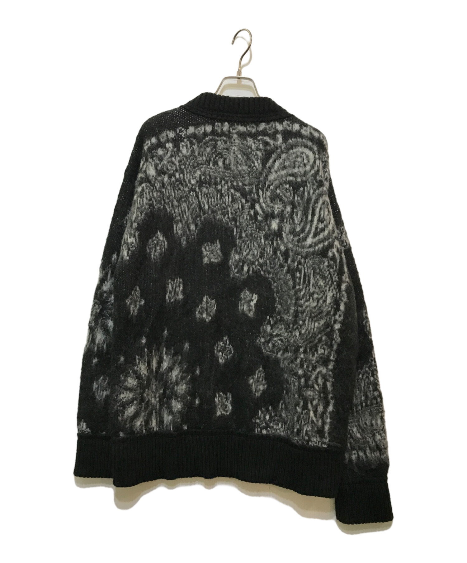 中古・古着通販】sacai (サカイ) Bandana Jacquard knit ブラック