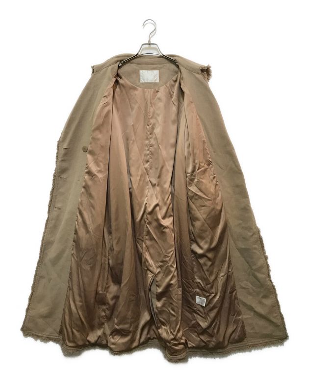 中古・古着通販】glam lips (グラムリップス) フリンジコート ベージュ