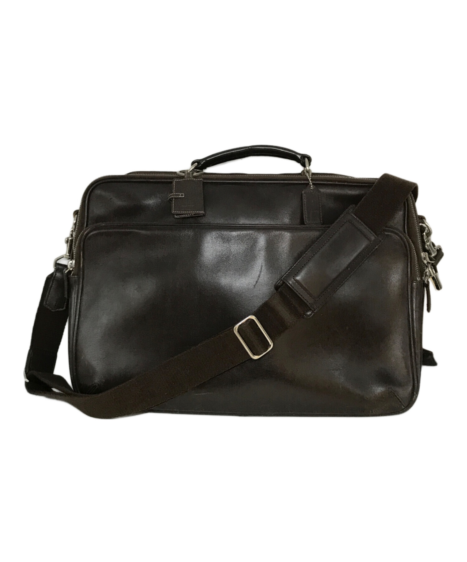 中古・古着通販】COACH (コーチ) ブリーフケース ブラウン｜ブランド 