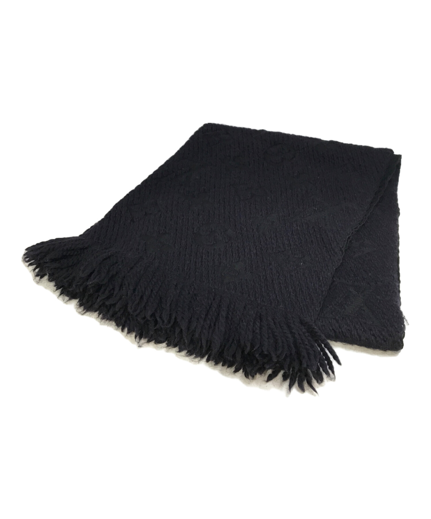 LOUIS VUITTON 　エシャルプ　ロゴマニア　グレー　413287 本物保証】 ルイヴィトン LOUIS VUITTON モノグラム エシャルプ ロゴ