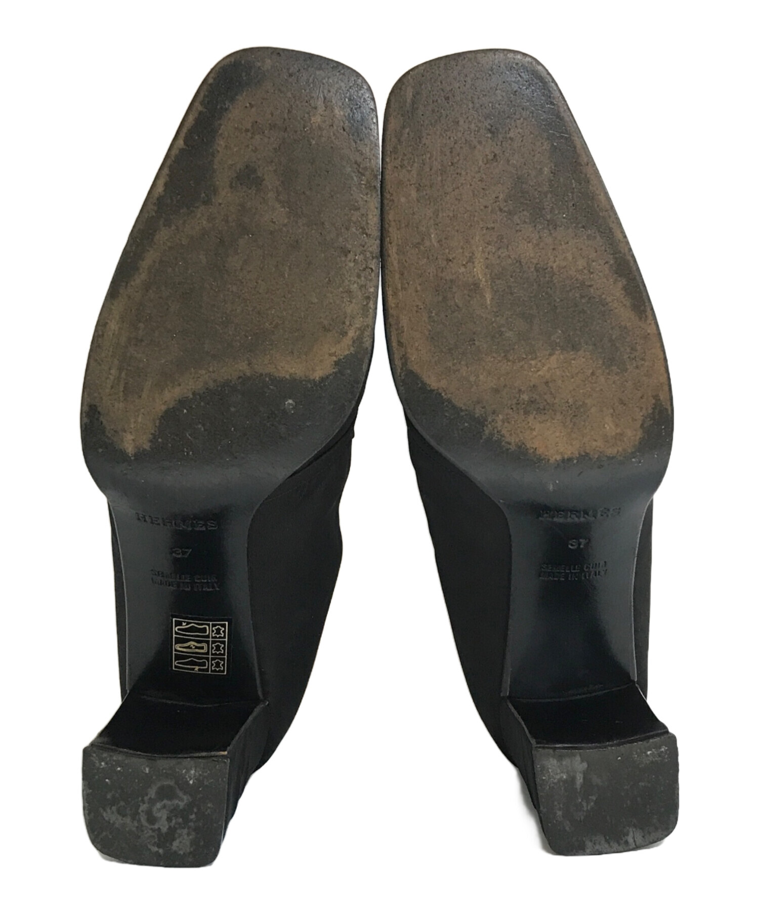 中古・古着通販】HERMES (エルメス) ケリーバックルパンプス ブラック