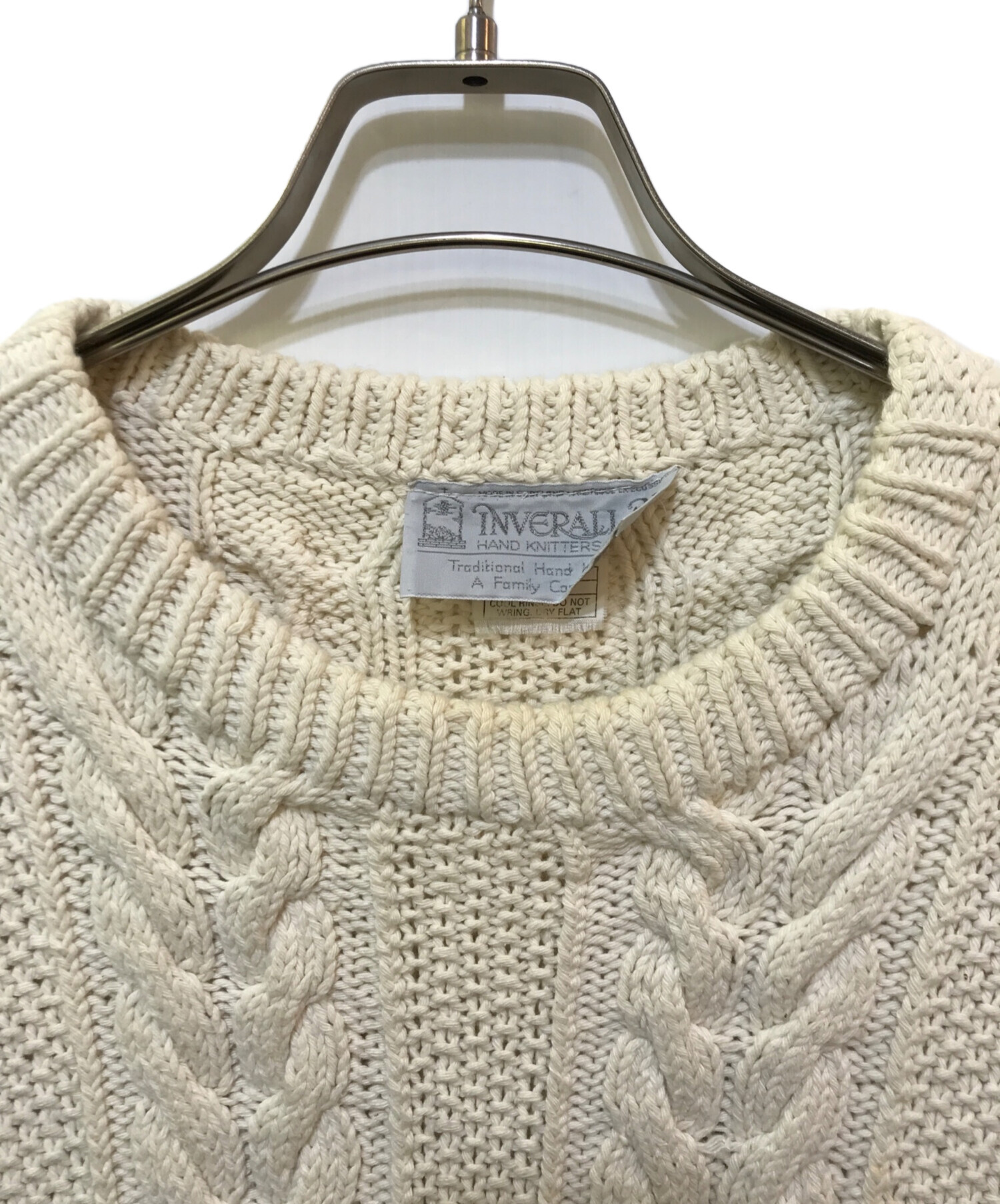 中古・古着通販】INVERALLAN (インバーアラン) フィッシャーマンニット