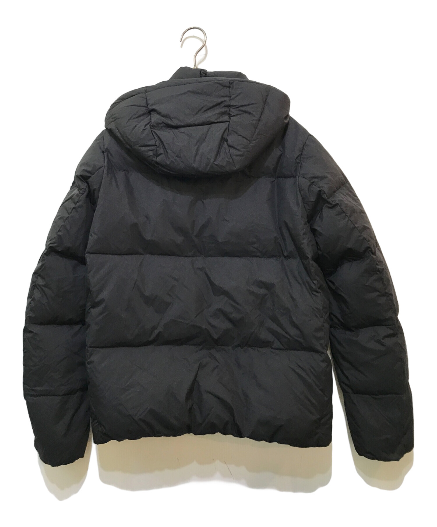 nano universe / ダウンジャケット/S/ナイロン/BLK/無地/NUC82DWW001TS 中古・古着通販】nano・universe (ナノ・ユニバース) 西川ダウン