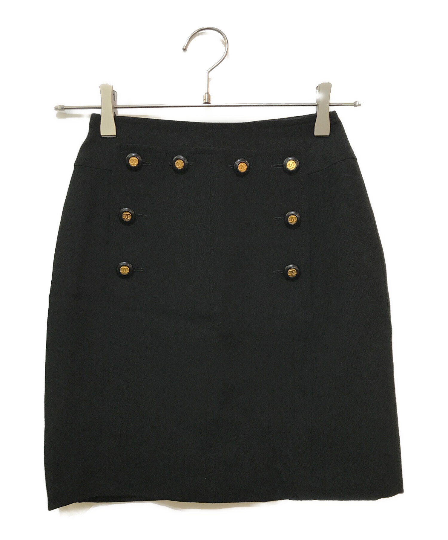 中古・古着通販】CHANEL (シャネル) ココボタンミニスカート