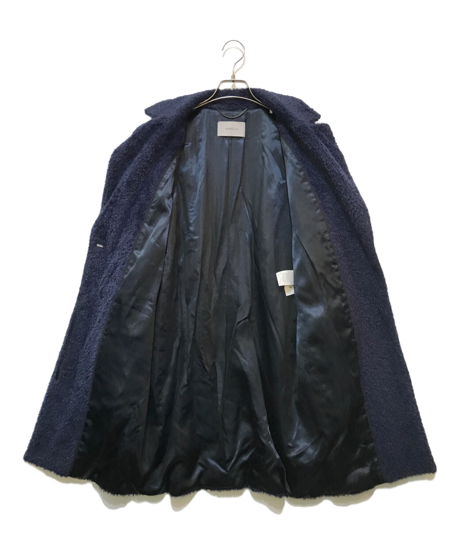 中古・古着通販】MARELLA (マレーラ) アルパカ混コート ブルー サイズ