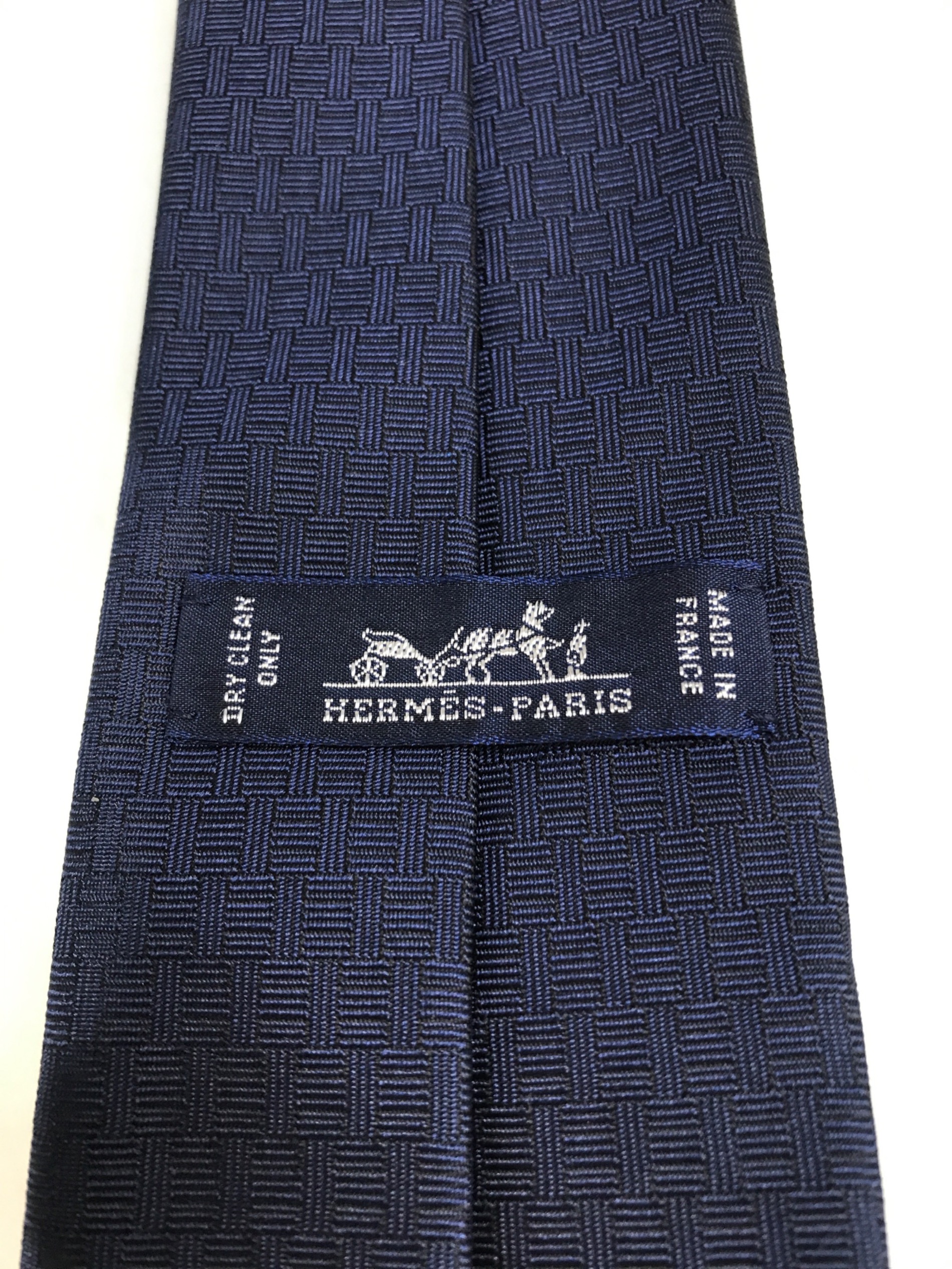 中古・古着通販】HERMES (エルメス) ROCABAR TIE ネイビー サイズ:表記