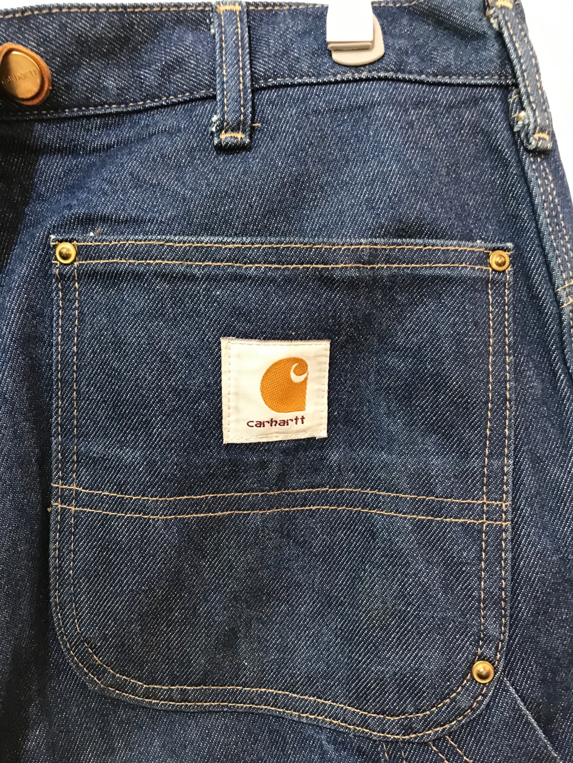 S*a様 カーハート USA 製 ダブルニーペインターデニム WU138 30× 中古・古着通販】CarHartt (カーハート) サス付ダブルニーペインター