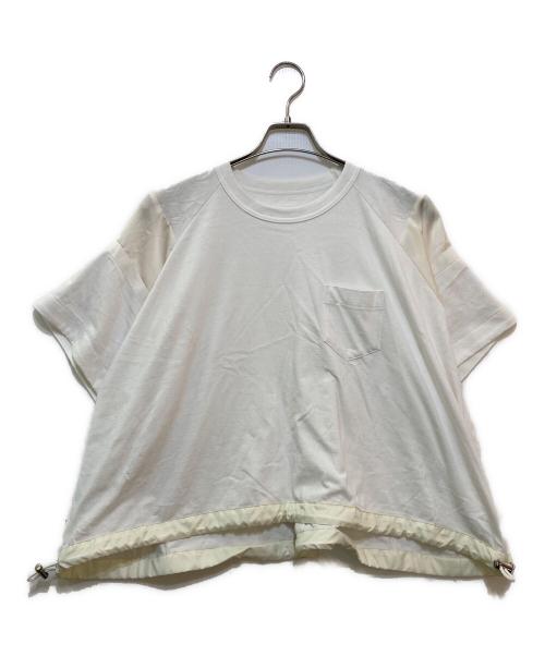 sacai サカイ パフスリーブTシャツ ホワイト 未使用に近い サイズ3 sacai パフスリーブ Tシャツ サイズ1 - メルカリ