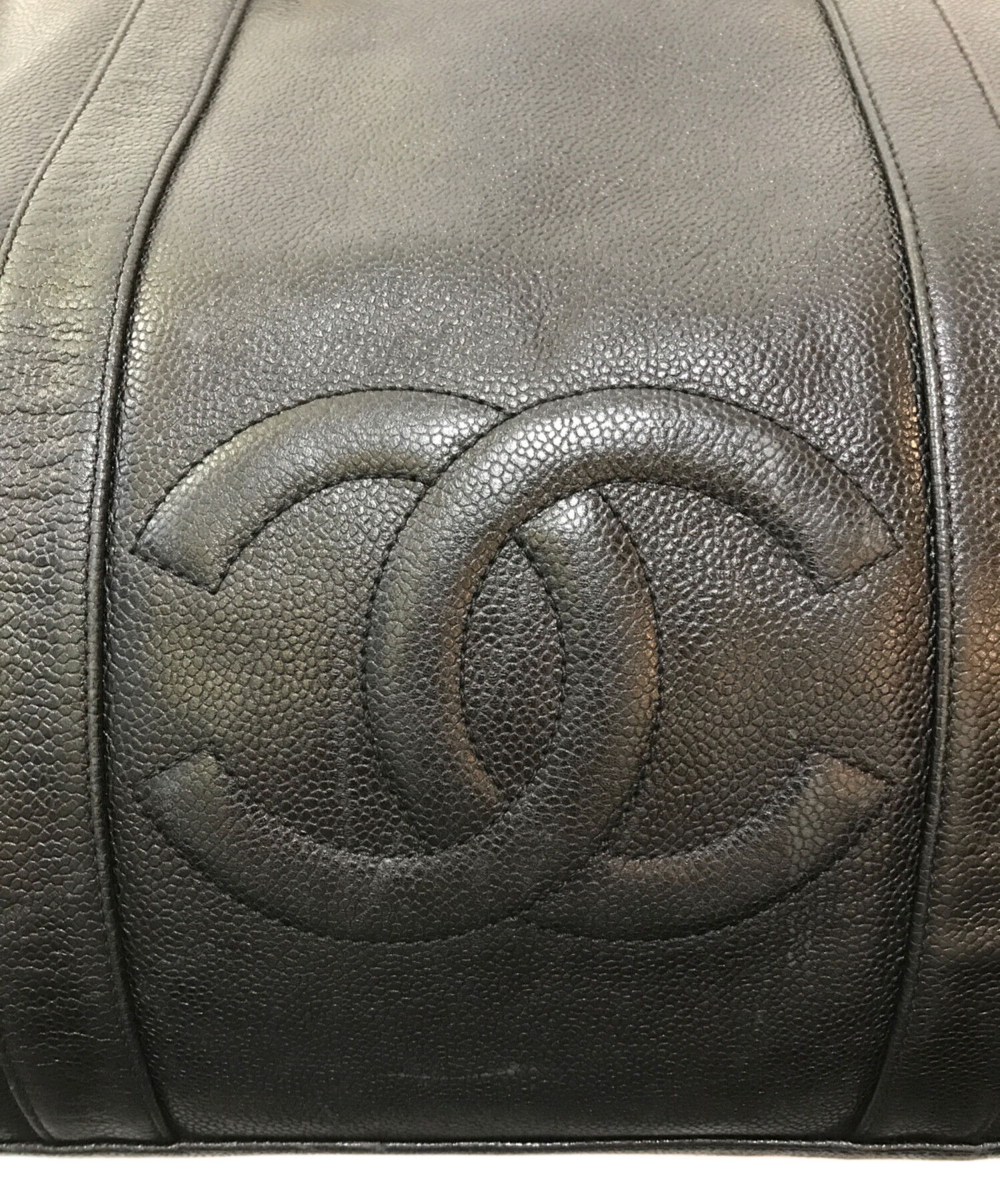 中古・古着通販】CHANEL (シャネル) ボストンバッグ ブラック
