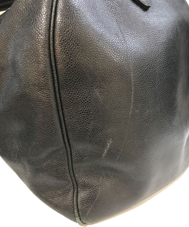 中古・古着通販】CHANEL (シャネル) ボストンバッグ ブラック