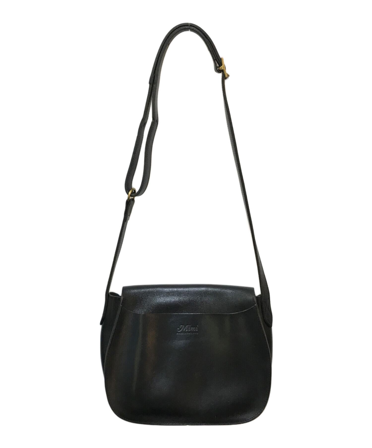 Mimi ミミ ショルダーバッグ - 黒 【古着】【中古】 中古・古着通販】Mimi (ミミ) ショルダーバッグ ブラック｜ブランド