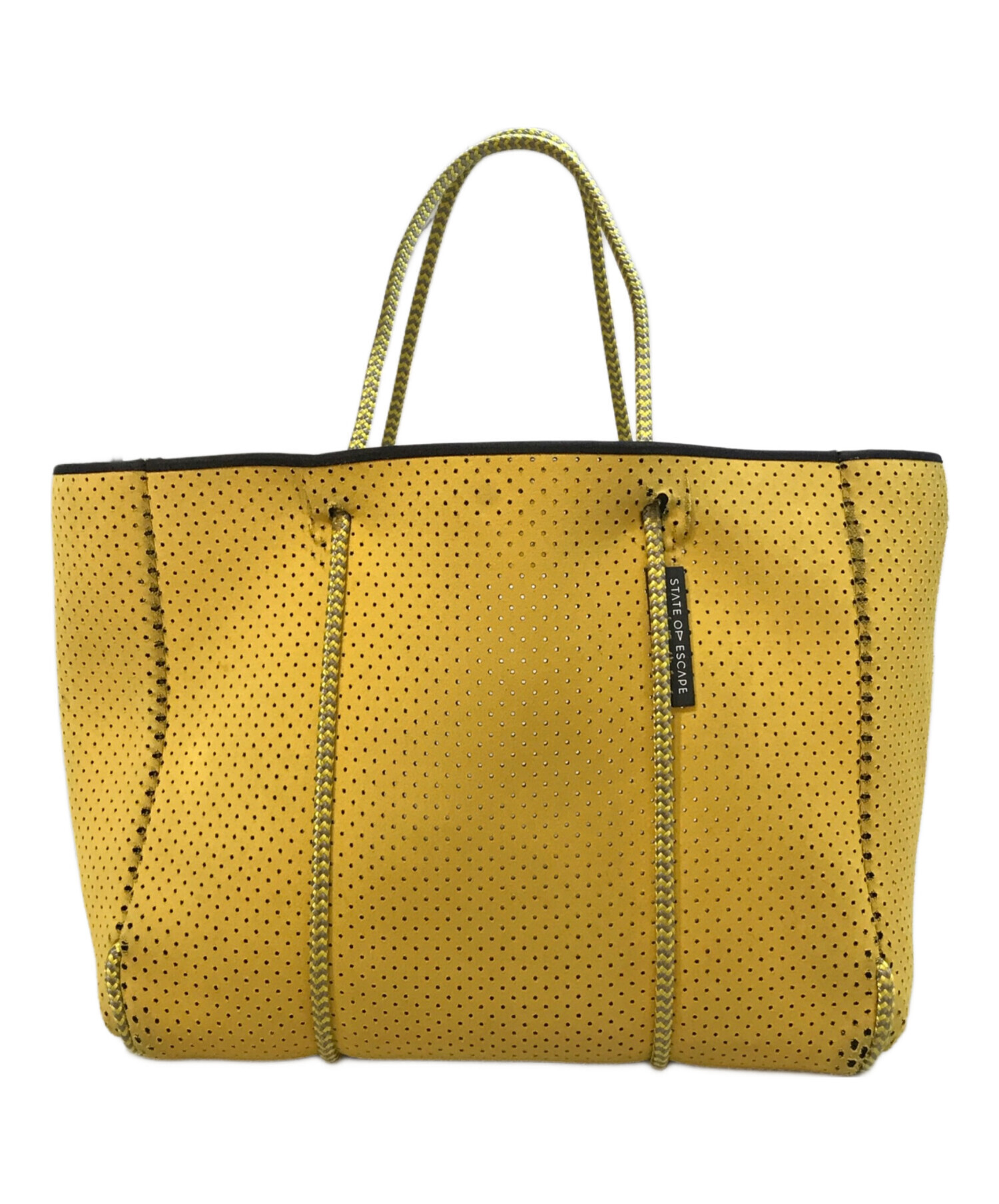 LUDLOW イエローファートートバッグ LUDLOW イエローファートートバッグ ラドロー LUDLOW ファー