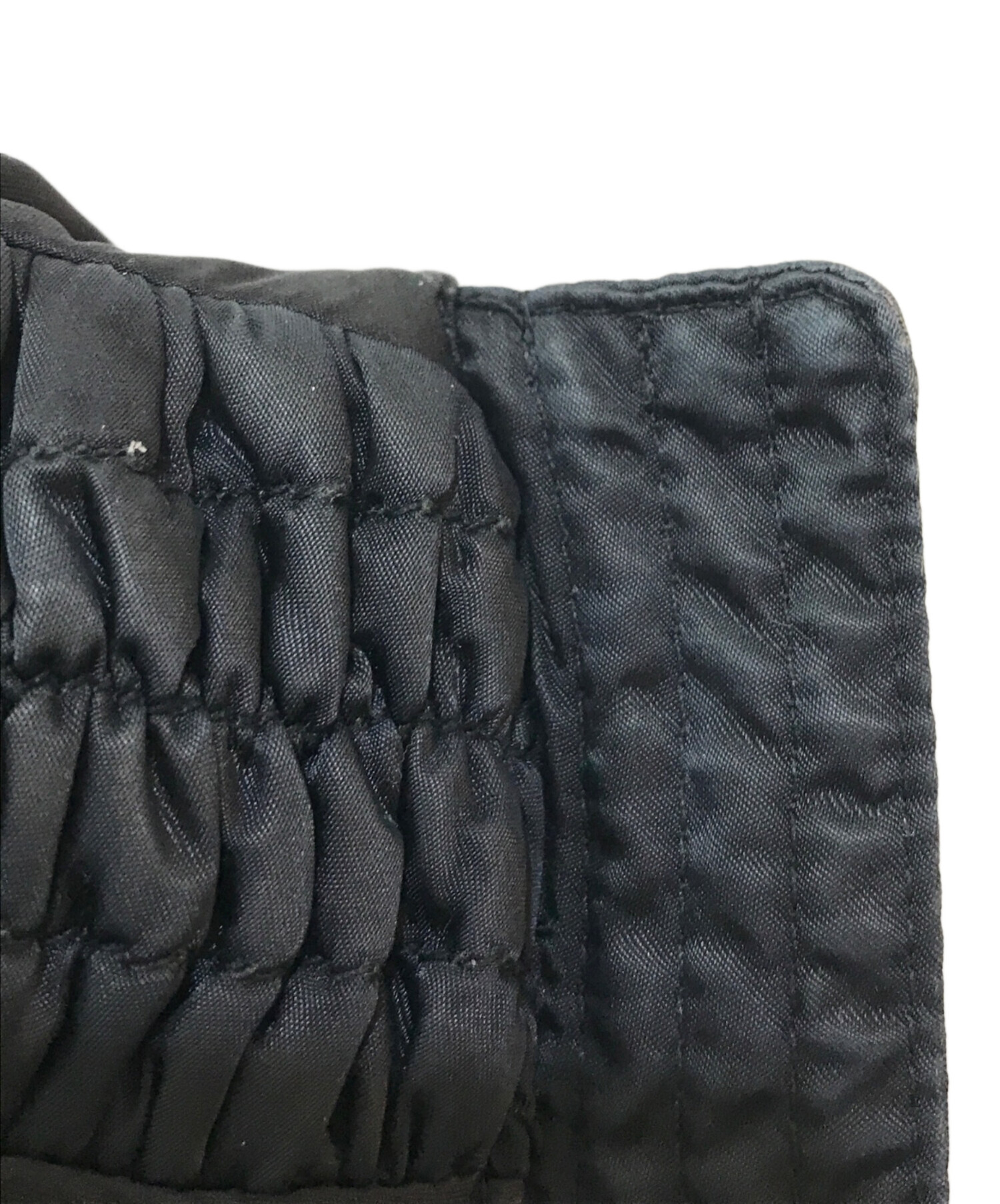 中古・古着通販】PRADA (プラダ) ロゴプレートダウンコート ネイビー