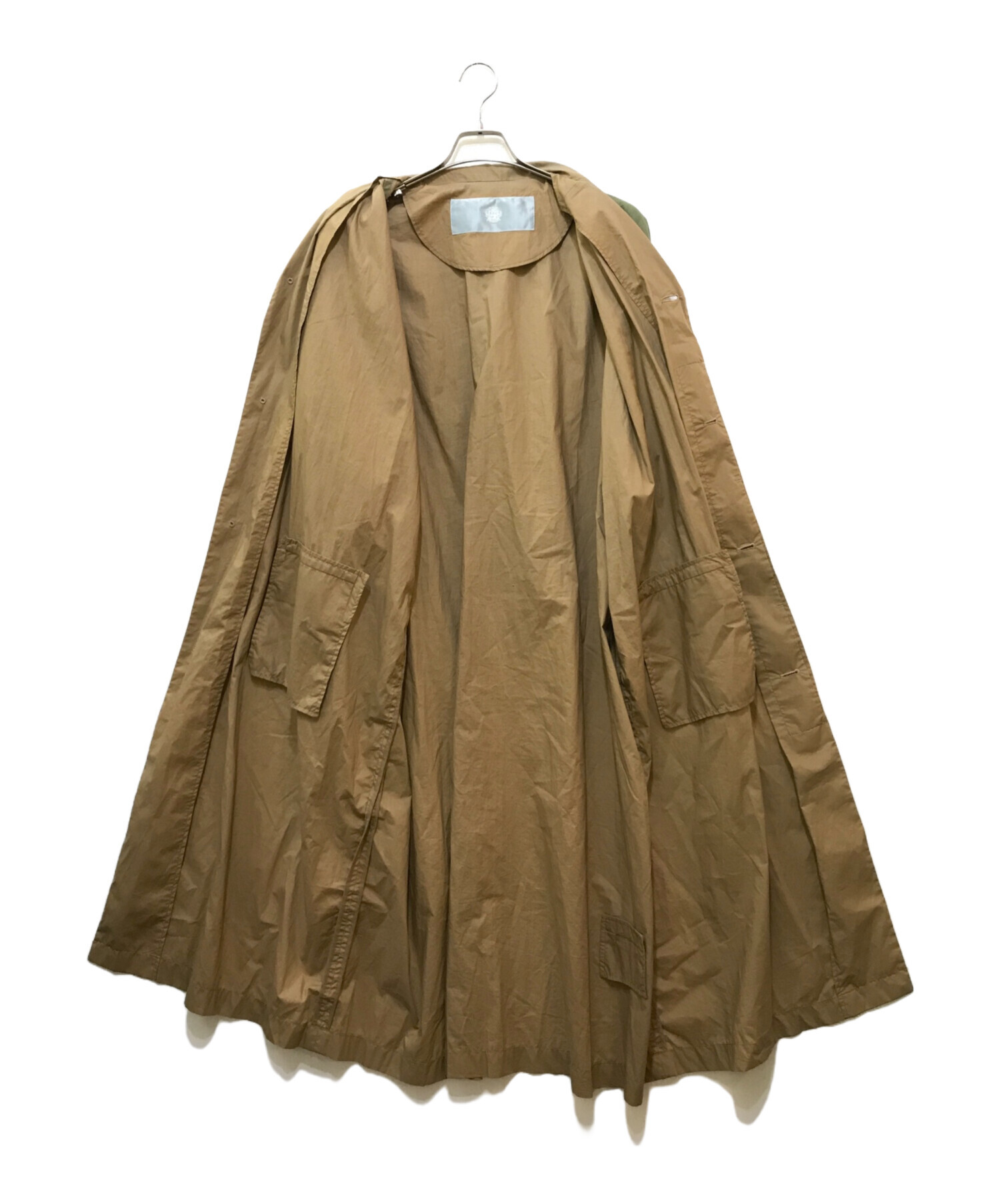 中古・古着通販】Dulcamara (ドゥルカマラ) バックレイヤードコート