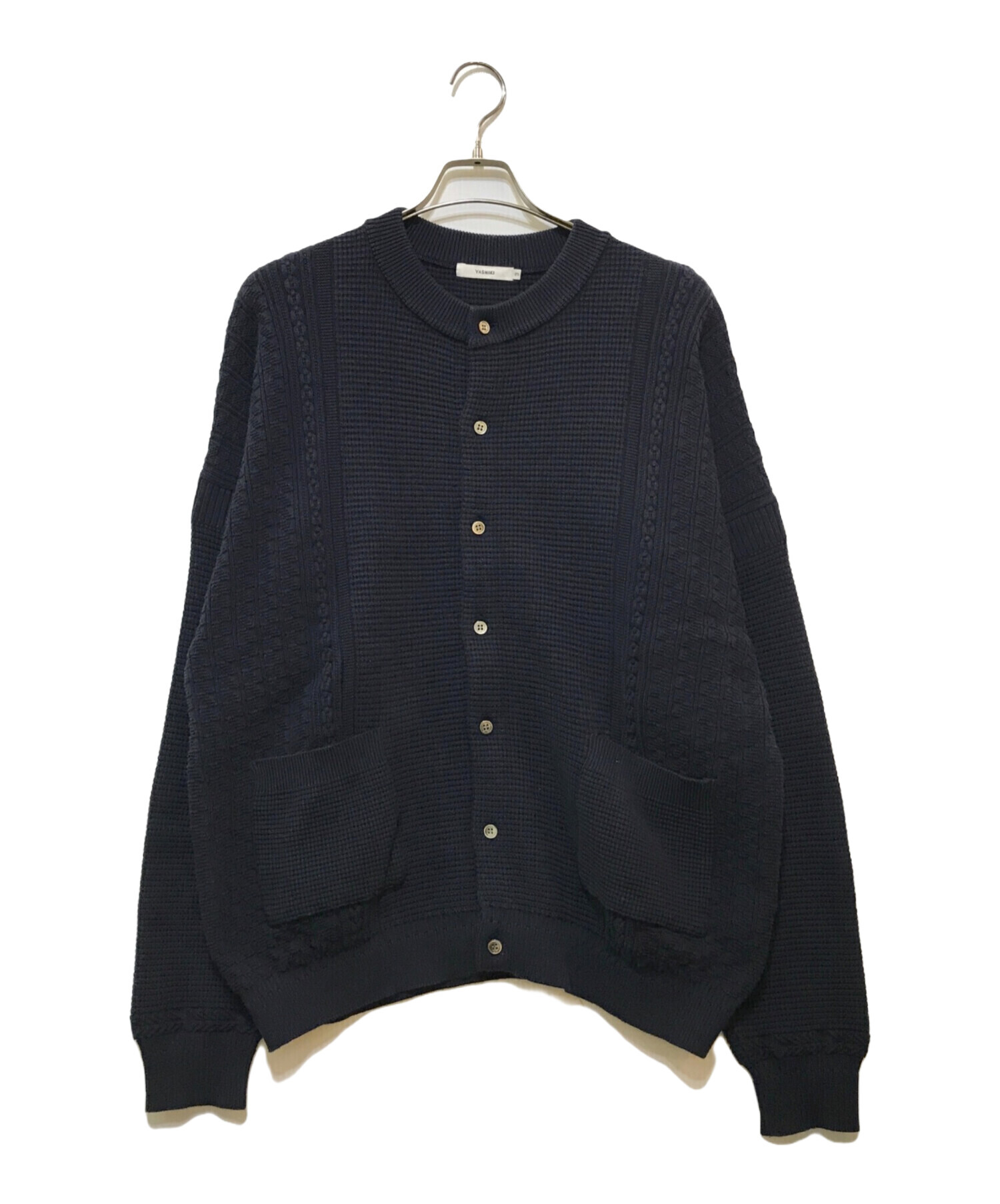 中古・古着通販】yashiki (ヤシキ) Yukisora Cardigan ネイビー サイズ 