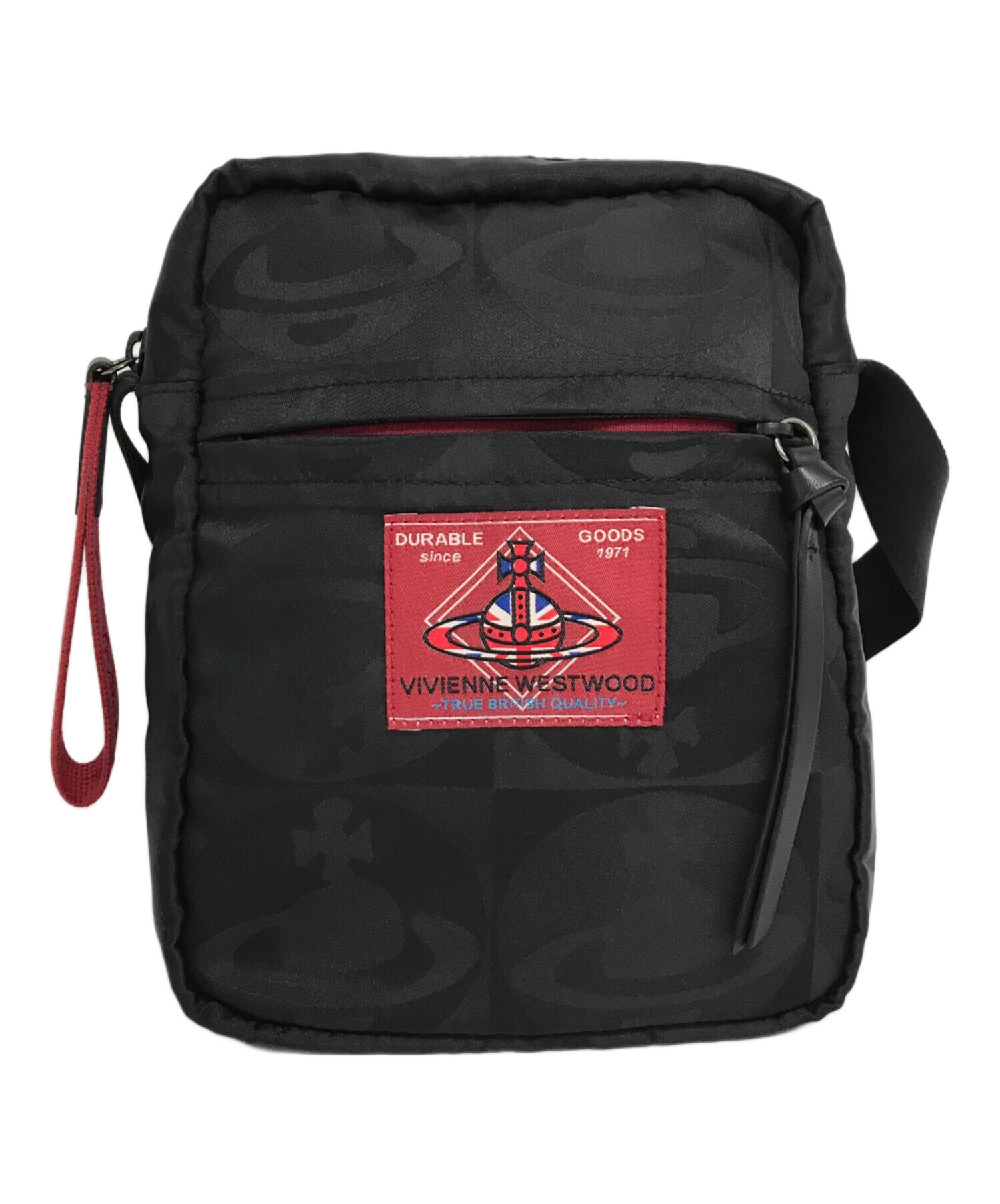 Vivienne Westwood / チェッカーORB ショルダーバッグ/--/BLK 中古・古着通販】Vivienne Westwood (ヴィヴィアンウエストウッド