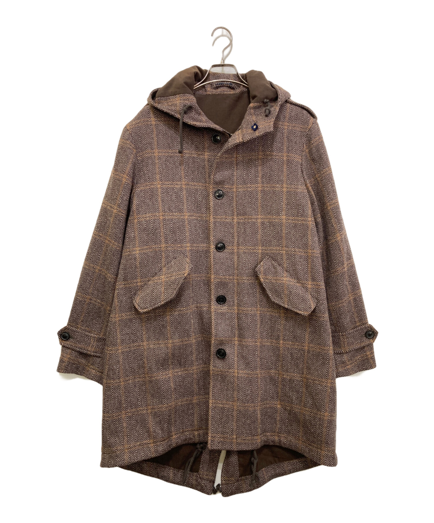 中古・古着通販】LARDINI (ラルディーニ) ヘリンボーン フーデッド