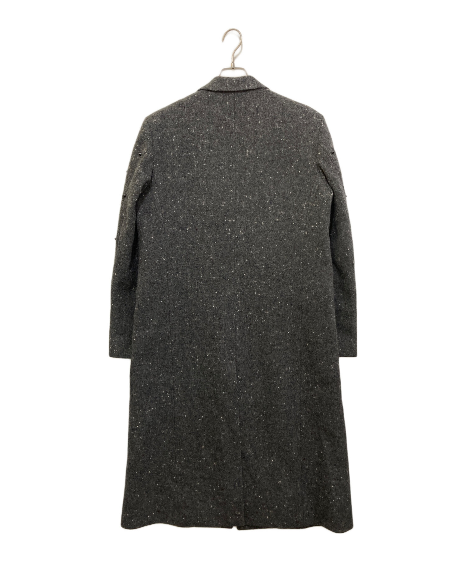 SHAREEF ネップスタッズチェスターコート SHAREEF ネップスタッズチェスターコート 中古・古着通販】SHAREEF