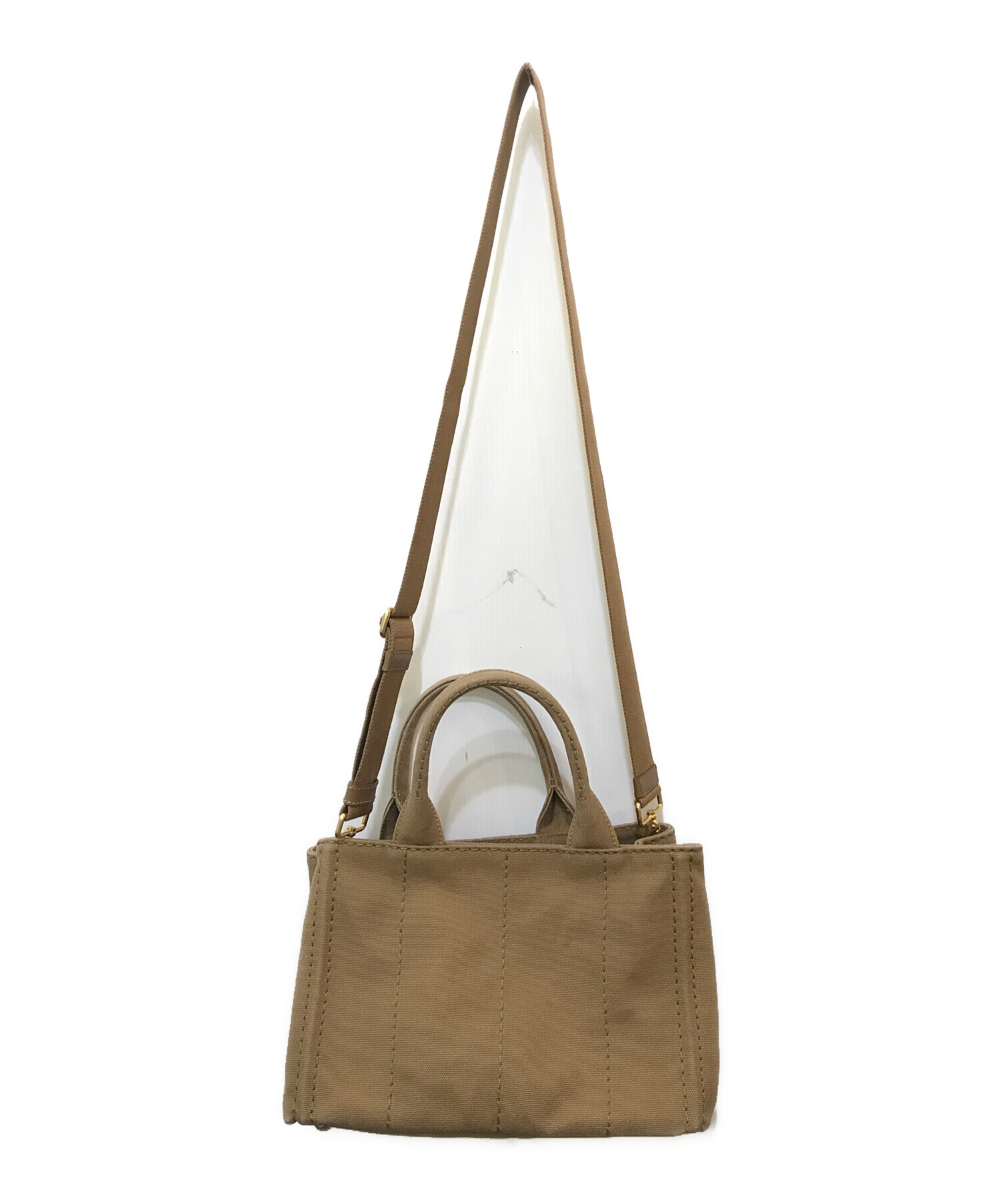 中古・古着通販】PRADA (プラダ) カナパ2WAYバッグ 1BG439 ベージュ