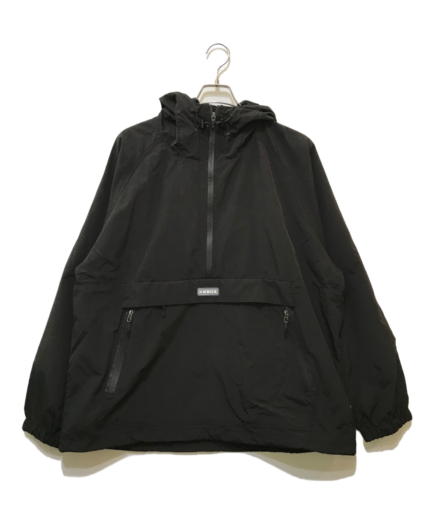 中古・古着通販】KEBOZ (ケボズ) SUPPLEX NYLON ANORAK PARKA ブラック 