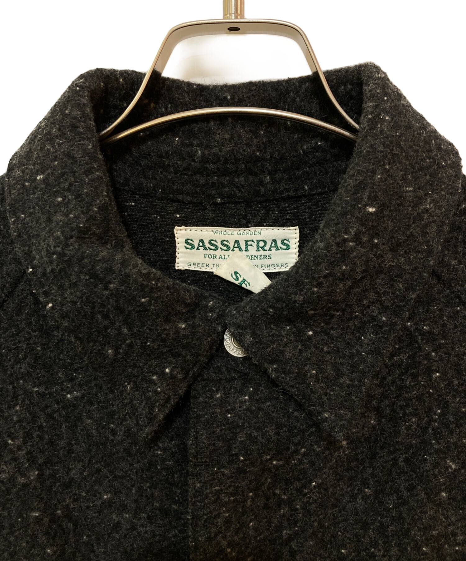 中古・古着通販】SASSAFRAS (ササフラス) FALL LEAF COAT グレー
