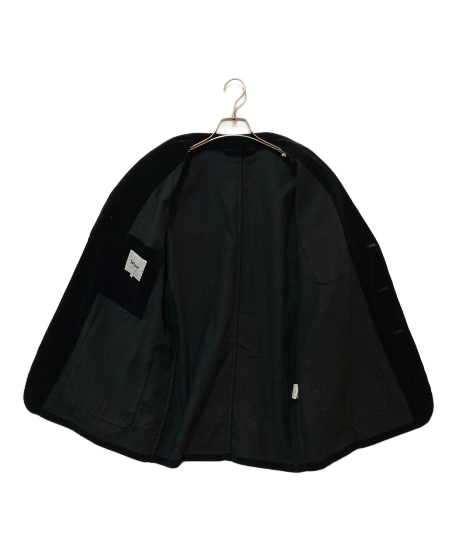 バブアー　コーデュロイジャケット　黒　サイズ40 テーラードジャケット 中古・古着通販】Barbour (バブアー) コーデュロイジャケット ブラック