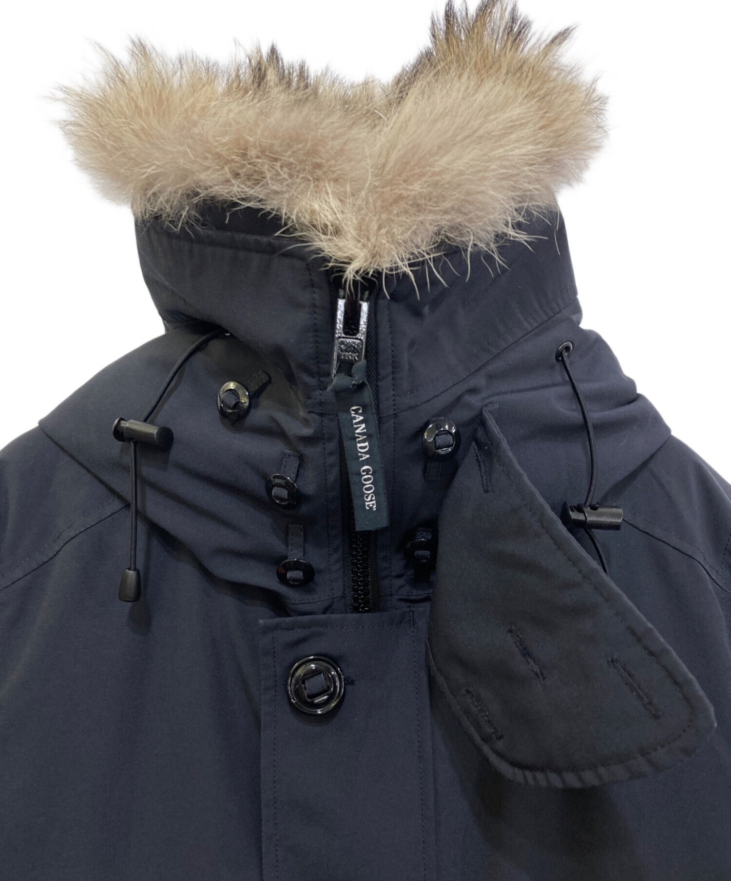 カナダグース　メンズ ダウン Sネイビー BROOKFIELD PARKA 中古・古着通販】CANADA GOOSE (カナダグース) BROOKFIELD PARKA