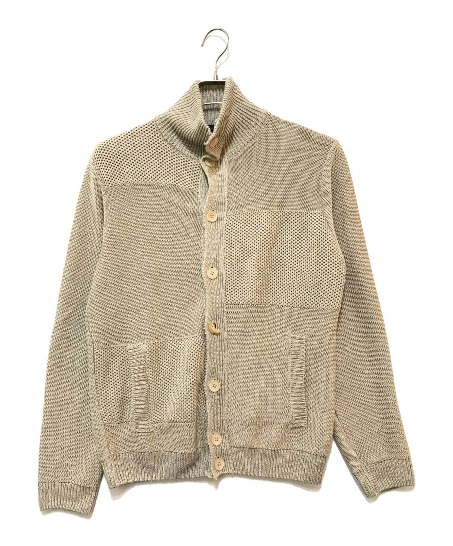 中古・古着通販】Zanone (ザノーネ) リネンニットジャケット 7ETJP1 